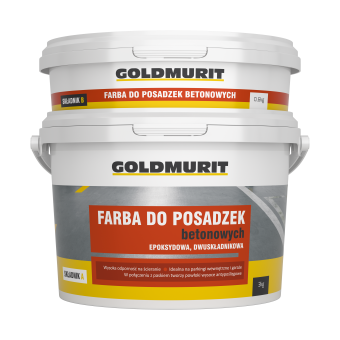 Farba do posadzek  betonowych SZARY ZBLIŻONY DO RAL 7037 3kgA+0.6kgB