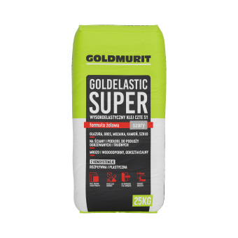 Goldmurit Goldelastic Super Wysokoelastyczny klej C2TE S1 Formuła żelowa (szary) 25kg