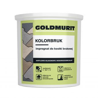 Goldmurit Kolorbruk Impregnat do kostki brukowej szara kostka 1l