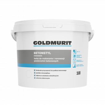 Goldmurit Betonstyl - farba do betonu biały 10l