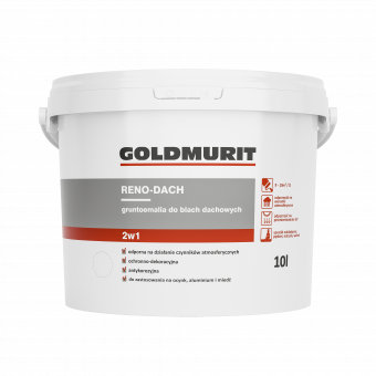 Goldmurit Reno-Dach - farba do dachów grafitowy RAL 7016 10l