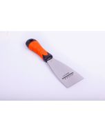 Szpachelka malarska nierdzewna uchwyt dwukomponentowy 80 mm
