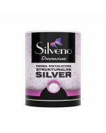 Farba Metaliczna Strukturalna Silver 0,8l